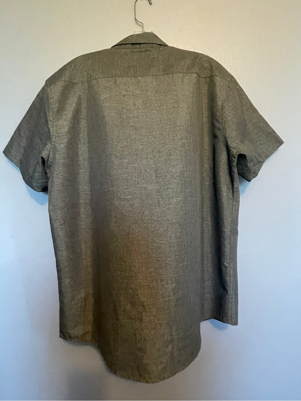 NWT Molokai Surf Co Men’s Heather Gray Short Sleeve Button-Up Shirt size XL - Picture 4 of 10